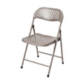 Compact Folding Chair with Mesh Design for Space-Saving Seating